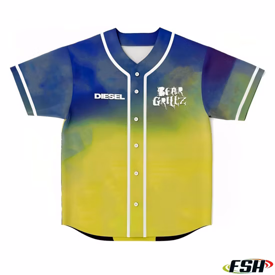 prix d'usine conception OEM personnalisé Sublimation Baseball Jersey