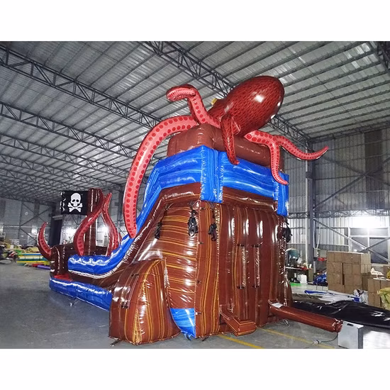 Toboggan gonflable au design amusant sans piscine pour enfants et adultes